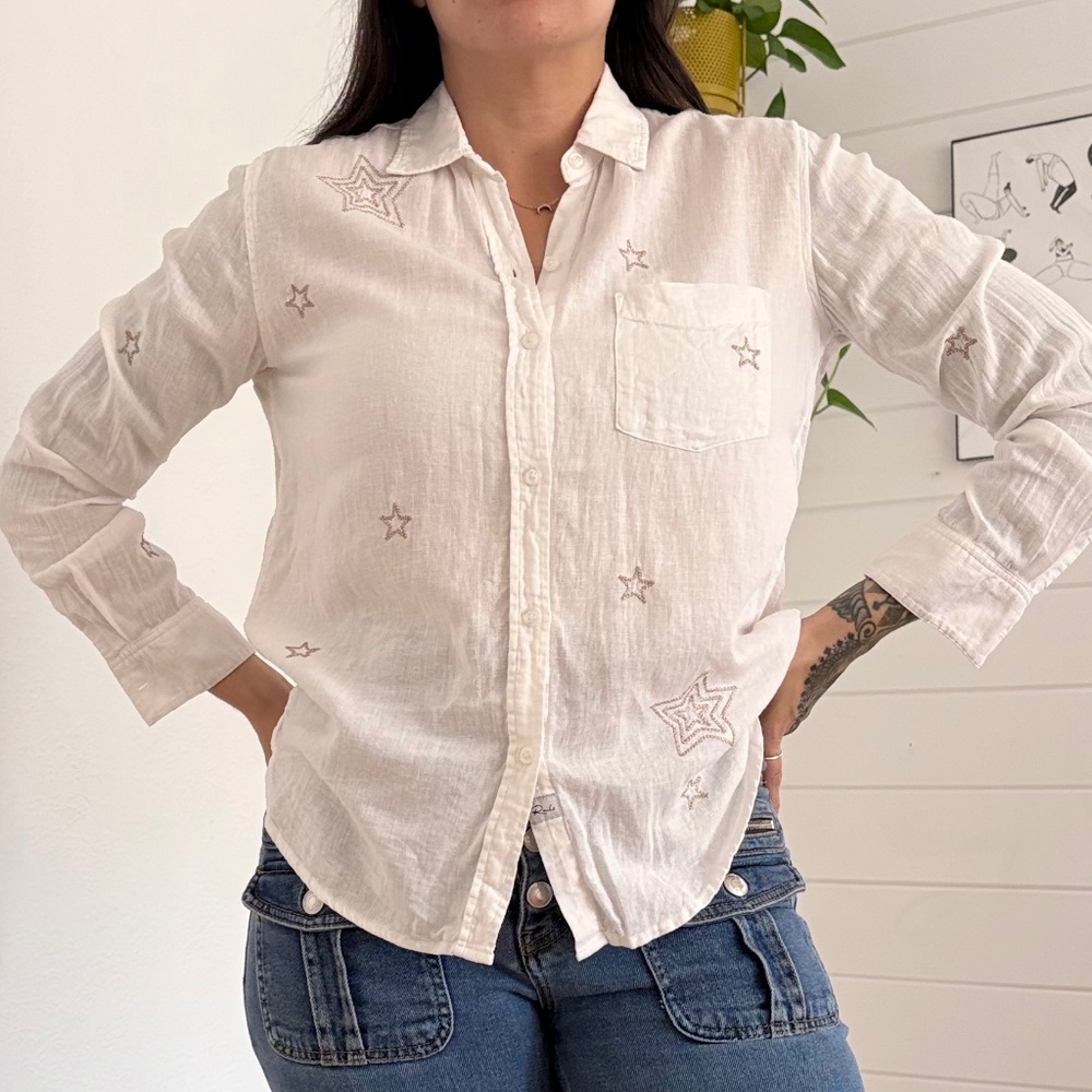 Rails Charlie linen blend shirt